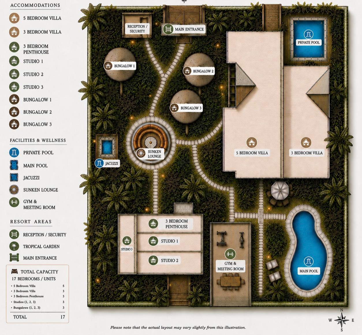 Estate map showing the layout of Lukas Garden Accra